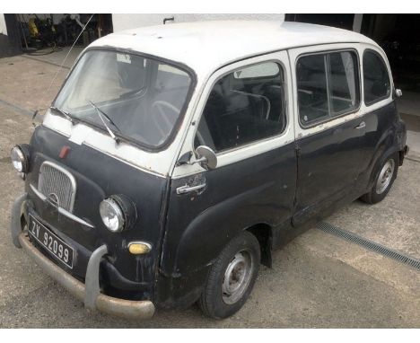 1958 Fiat 600 Multipla- Ground breaking MPV design able to accommodate six people despite its 2m wheelbase- Reportedly displa