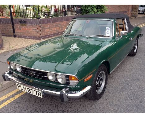 1976 Triumph Stag- Restored c.2005, engine overhaul, new brake callipers- Manual overdrive gearbox, Green with Tan interior- 