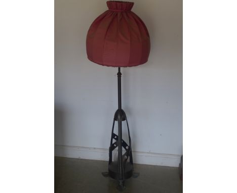 An art Neaveau Libery style standard lamp, approx 176cm