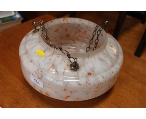 An Art Glass light shade 