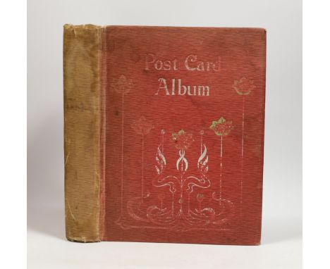 A vintage postcard album - largely named actresses including Gabrielle Ray and Gaynor Rowlands