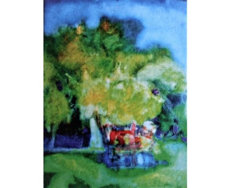 DOUGLAS PORTWAY [1922-93]. Le Sage, 1980/1. oil on paper. signed. 65 x 51 cm [overall including frame 85 x 69 cm]. Provenance