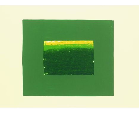 HOWARD HODGKIN RA [1932-2017]&nbsp;&nbsp;Indian View K, 1971. screenprint on J Green mouldmade paper printed to edges, editio