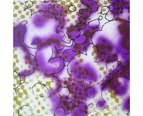 HAROLD COHEN [1928-2016]. Close Up #4, 1967. lithograph on hot-pressed paper printed to edges, edition of 75, published and p