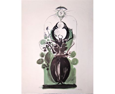 GRAHAM SUTHERLAND [1903-80]. Beetle, 1968. lithograph on rives, signed in pencil; rare version, not in Tassi - perhaps a tria