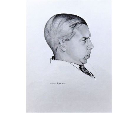 WYNDHAM LEWIS [1882-1957]. J B Priestley, 1932. lithograph, edition of 200 [141/200]. The National Portrait Gallery collectio
