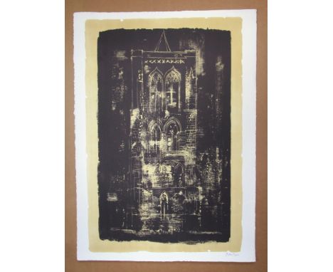 JOHN PIPER CH [1903-1992]. Gedney, Lincolnshire, 1964. lithograph on handmade Barcham Green paper with full margins, edition 