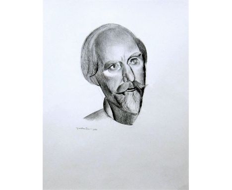 WYNDHAM LEWIS [1882-1957]. Augustus John, 1932. lithograph, edition of 200 [141/200]. The National Portrait Gallery collectio