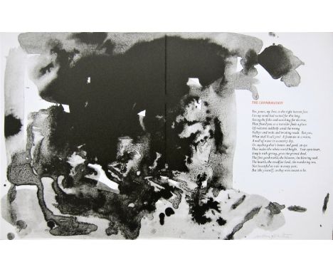 WILLIAM JOHNSTONE [1897-1981]. Abstract [The Conqueror], 1981. lithograph, 22/50. Inspired by Edwin Muir poetry. Signed in pe
