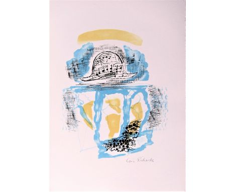 CERI RICHARDS R.A. [1903-71]. Improvisation - no.9, 1971. lithograph. edition of 100; proof . 44 x 31 cm - unframed. The Tate