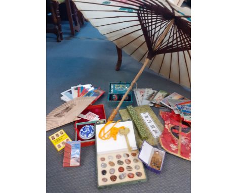 A quantity of Chinese tourist gifts and information packs to include The Great Wall of China together with chopsticks and 20t