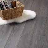 11 x Packs of GoodHome Horsham Grey Wood planks Dark wood effect Laminate Flooring. - C/W. RRP £41.