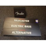 4 x Fender POS display boxes