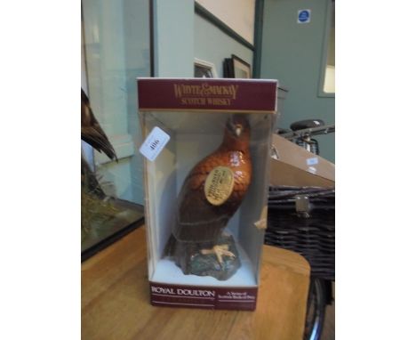 Superbly bottled Whytte and Mackay scotch whisky in Royal Doulton ceramic bottle being a Golden Eagle  (Guide price £30 - £40