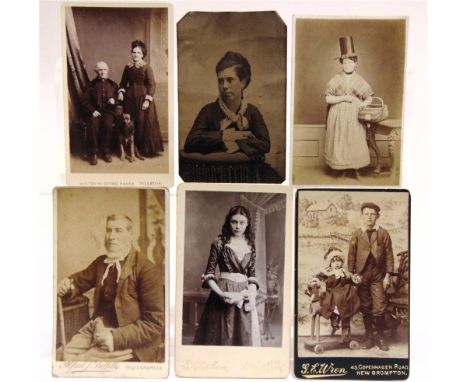 PHOTOGRAPHS - ASSORTED PORTRAIT  Approximately 180 carte-de-visite, cabinet and other portrait photographs, including those o