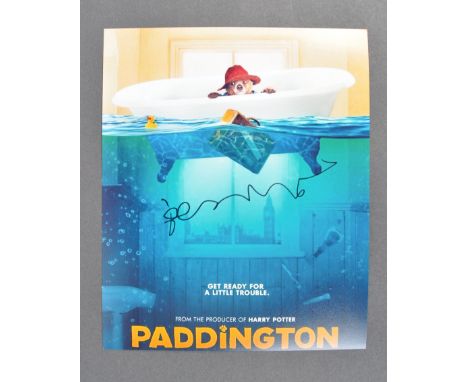 Ben Wishaw - British Actor - Paddington - a colour 8x10" photograph from the movie, signed neatly by Wishaw in black ink acro