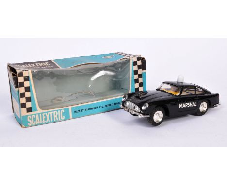 An incredibly rare original vintage Triang Scalextric 1/32 scale slot racing car C.68 / C68 Marshal Aston Martin DB4 GT. Blac