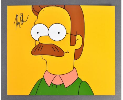 Harry Shearer - American Actor &amp; Voice Actor - a full colour 8x10" colour photograph of Ned Flanders from The Simpsons (v