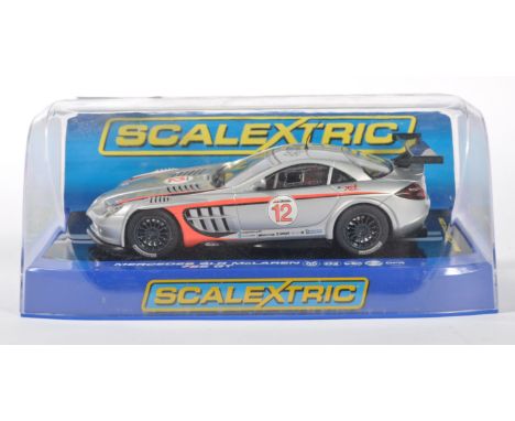 A rare original Scalextric made 1/32 scale slot racing car 2010 Retailer Range Presentation C3118 Mercedes SLR McLaren 722 GT