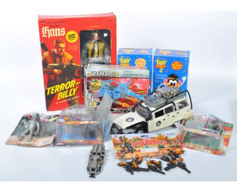 A collection of assorted TV, Film and Gaming toys to include Hasbro Toy Story 2 Mr &amp; Mrs Potato Heads, Ghostbusters Ecto 