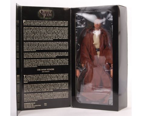 A rare Sideshow Collectibles made 1/6 scale ' Order Of The Jedi ' action figure ' Obi-Wan Kenobi - Jedi Knight '. Appears min