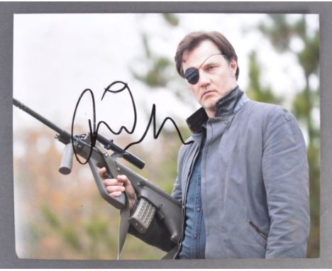 David Morrissey - English Born Actor &amp; Director - The Walking Dead - a rare signed 8x10" colour photograph from the franc