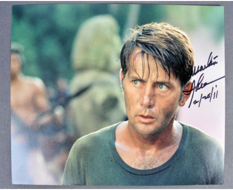 Martin Sheen - American Actor - Apocalypse Now - a rare autographed 8x10" colour photograph from the popular 1979 American mo