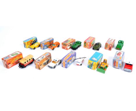 A collection of 10x original vintage 1970's Matchbox Superfast / 1-75 Series boxed diecast models comprising numbers; 44, 75,