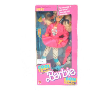 An original vintage 1988 Mattel made ' Cool Times Barbie ' Barbie Doll No. 3022. Factory sealed, contents mint and untouched.