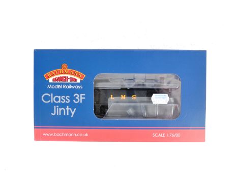 A Bachmann Branch Line 00 / OO Gauge Model Railway Trainset DCC Ready Locomotive 32-227B Class 3F Fowler Jinty 7341 LMS Black