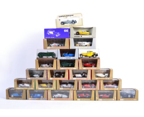 A collection of 24x assorted Brumm made 1/43 scale precision diecast model mostly series ORO vehicles to include; 108 Auto Un