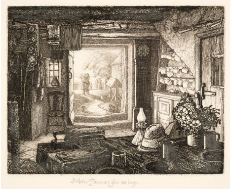 ARR * Tanner (Robin, 1904-1988). The Gamekeeper's Cottage, 1928, etching on ivory white wove paper, from the edition of 12 im