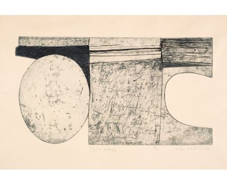 * Watkins (Islwyn, 1938-2018). Oval &amp; Cutaway, 1966, etching with aquatint, from the published edition of 20 impressions,