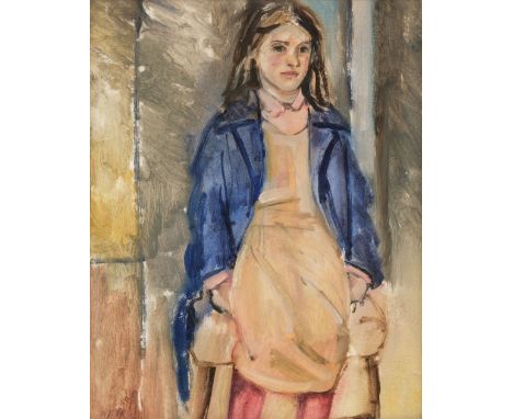 * Packer (William, 1940- ). Katherine, oil on board, initialled and dated '84 lower left, 29.5 x 24.5cm (11.5 x 9.5ins), fram