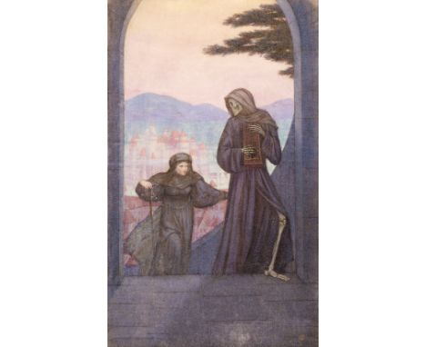 * Meteyard (Sidney Harold, 1868-1947). Dance of Death, an illustration to The Golden Legend, circa 1910, watercolour on paper