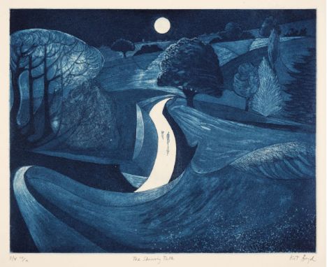 * Boyd (Kit, 1970-). The Shining Path, Man on a Laptop (Early Morning), and Night on the Lane, 2012, etching with aquatint pr