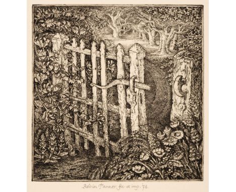 ARR * Tanner (Robin, 1904-1988). The Wicket Gate, 1977, etching, a very good, bright impression of the third (final) state, f