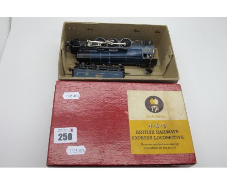 A Post War 'OO' Trix 4-6-2 A3 'Flying Scotsman' and Tender, Stock No 1/540  R/No.60103, finished in blue, damp damage to tend