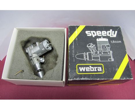 A Webra (Berlin-Germany) Speedy 1, 8CCM RC Model Engine, boxed.