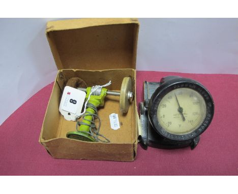 A Pre-War Marklin 'Grinder and Polishing' Wheel, boxed and a Rototherm.