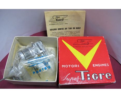 A Super Tigre (Bologna-Italy) Type 015 F1 RC Model Aero Engine, accompanied by literature, boxed.