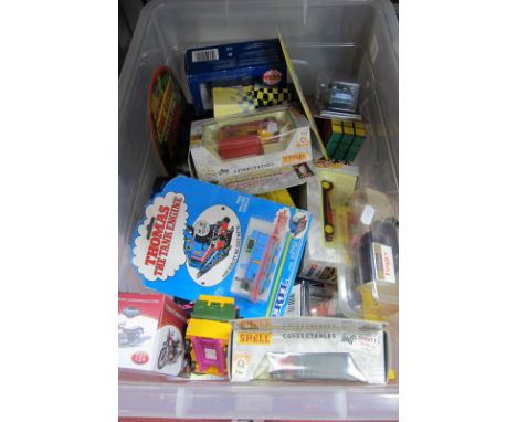 A Quantity of Diecast Plastic Model Vehicles, by Maisto, Lledo, Busch, Corgi, Majorette and others, including Corgi Motoring 