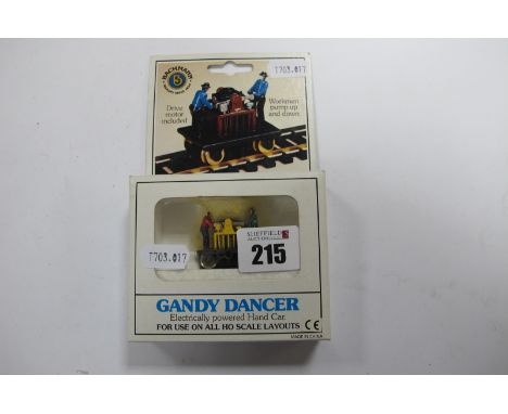 A 'Bachmann' HO' Scale 'Gandy Dancer', boxed.