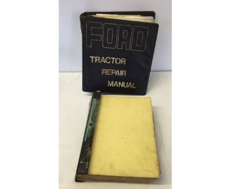 A Ford tractor repair manual and parts catalogue.