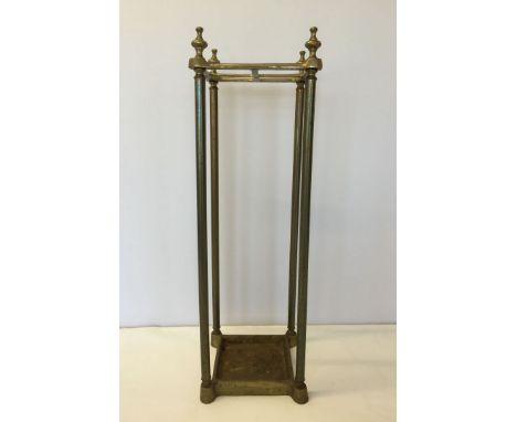 A vintage brass stick/umbrella stand.