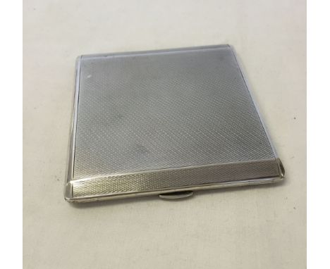 Hallmarked silver vintage cigarette case. HM London 1937. Makers mark TWL. Weight approx 110g.