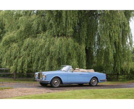 1978 Rolls-Royce Corniche ConvertibleCoachwork by H J Mulliner, Park Ward LtdRegistration no. BRX 522TChassis no. DRH25262•Th