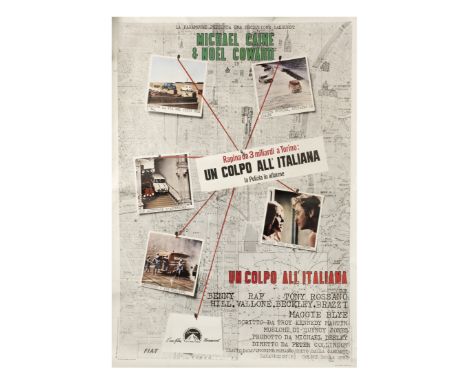 An 'Italian Job' film poster, Italian text, 1969titled 'Un Colpo all' Italiana', first edition printed by Rotolitografica of 