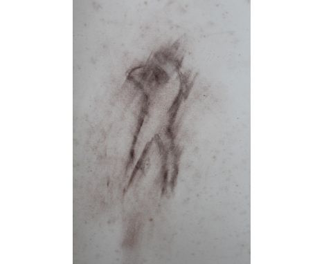 Attributed to G.F. Watts, sketch of a figure study titled ' Venus ', bearing monogram, 31 x 18cm