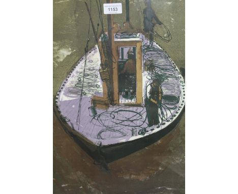 Bernard Cheese, lithograph titled ' The Crissie Griggie ', dated 1958, numbered 24 of 30, 53 x 41cmGood condition, no foxing 
